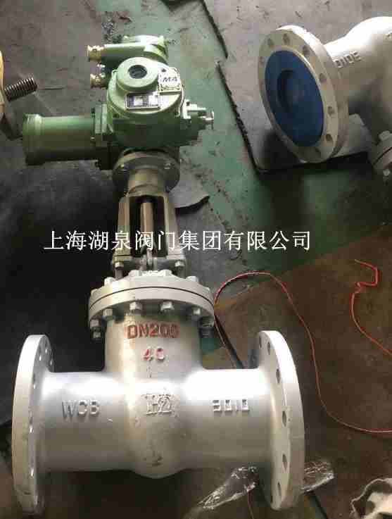 电动闸阀z941h-25 DN200的尺寸，长度