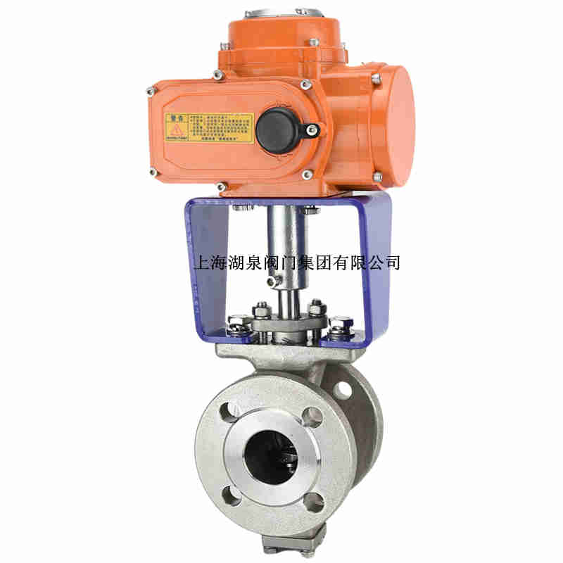 电动v型调理球阀