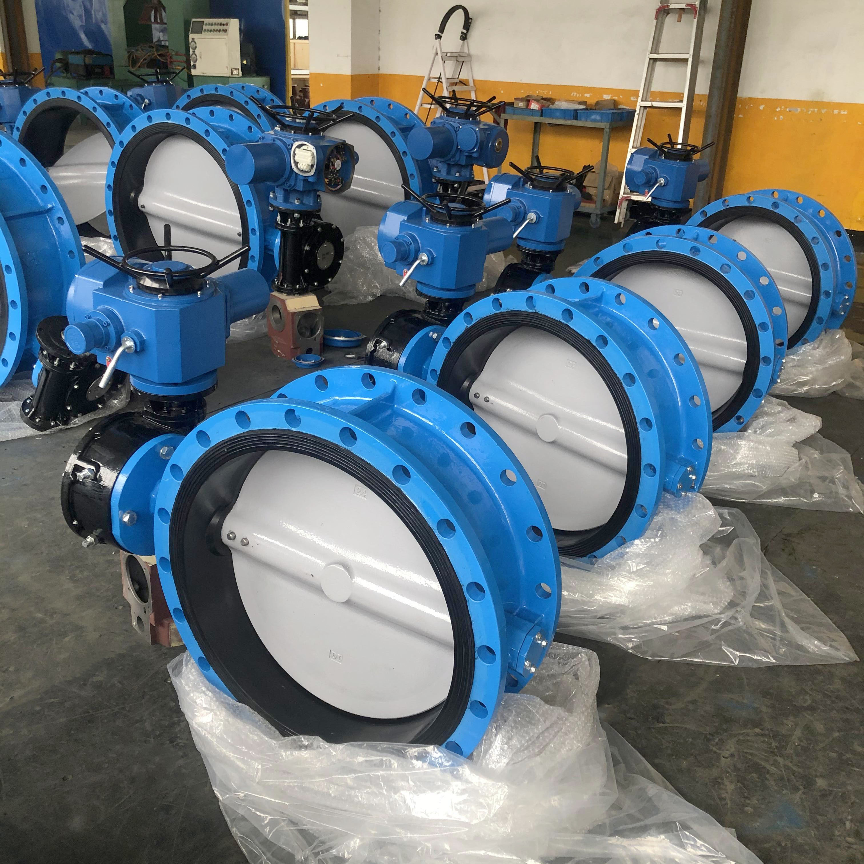 DN450电动高温透风蝶阀